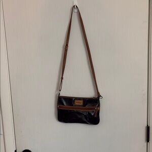 Black and Brown Crossbody Bag